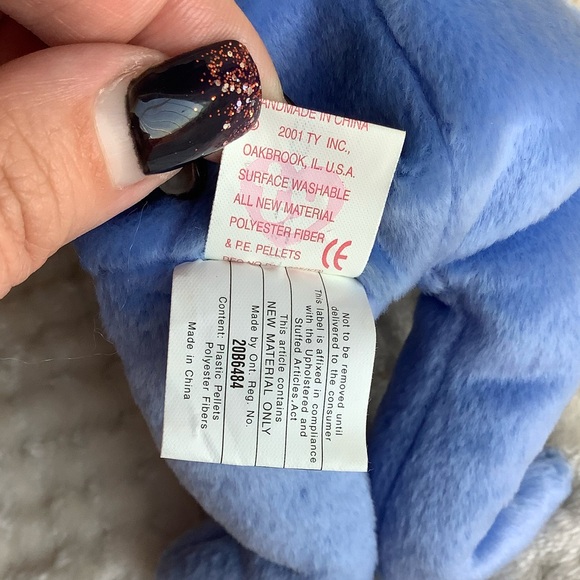 Ty Beanie Babies America Blue Bear American Red Cross 9/11/2001 - Picture 11 of 12